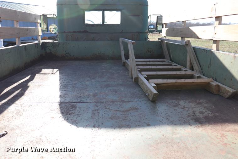 image for item EC9300 1974 Am General flatbed truck