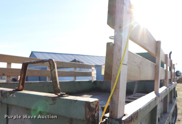 image for item EC9300 1974 Am General flatbed truck