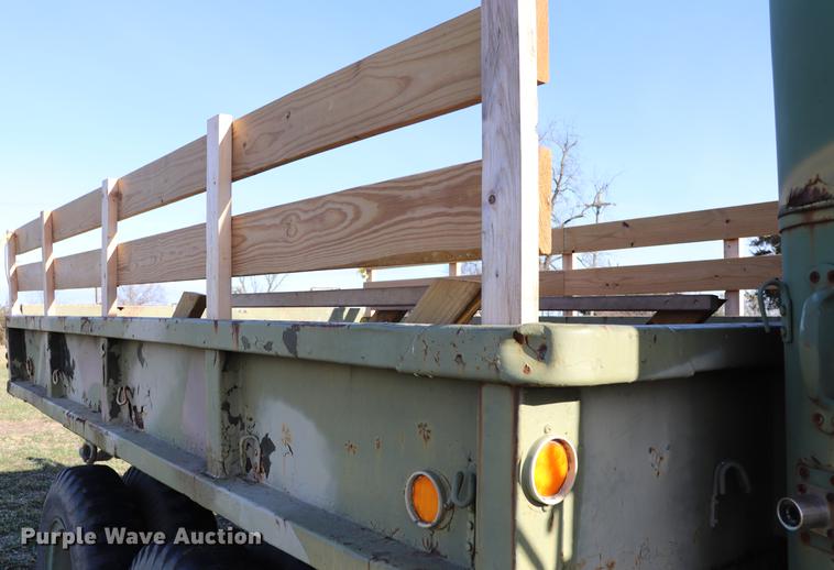 image for item EC9300 1974 Am General flatbed truck