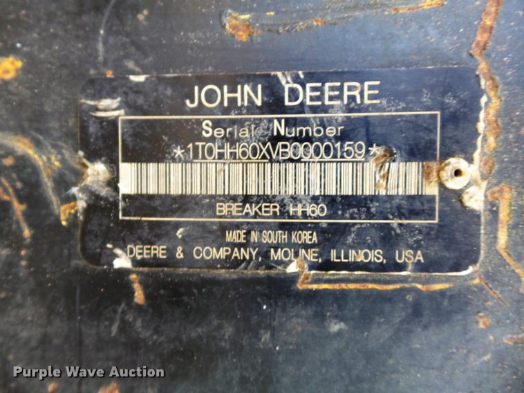 image for item CC9725 2011 John Deere HH60 breaker