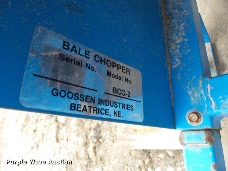 image for item DB9836 Goosen BCG2 straw blower