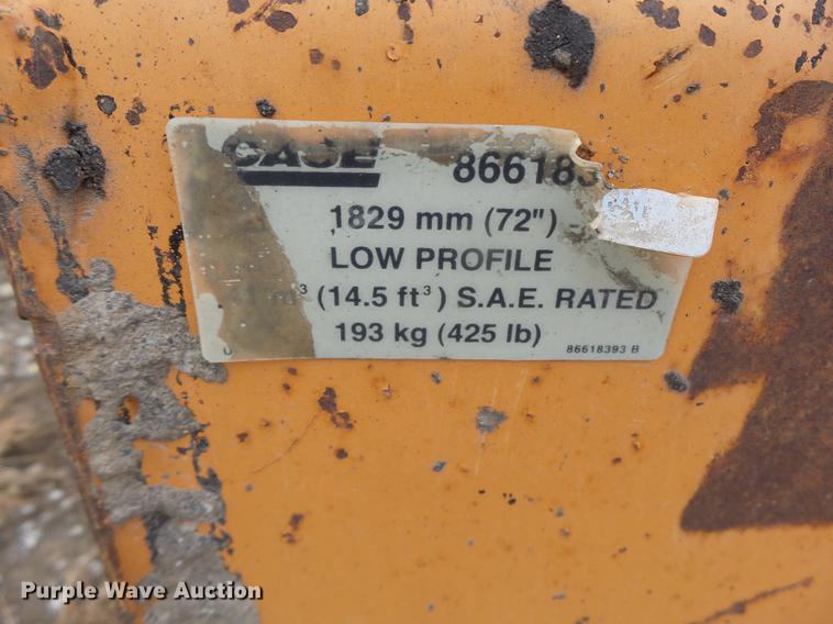 image for item DB9840 Case skid steer bucket