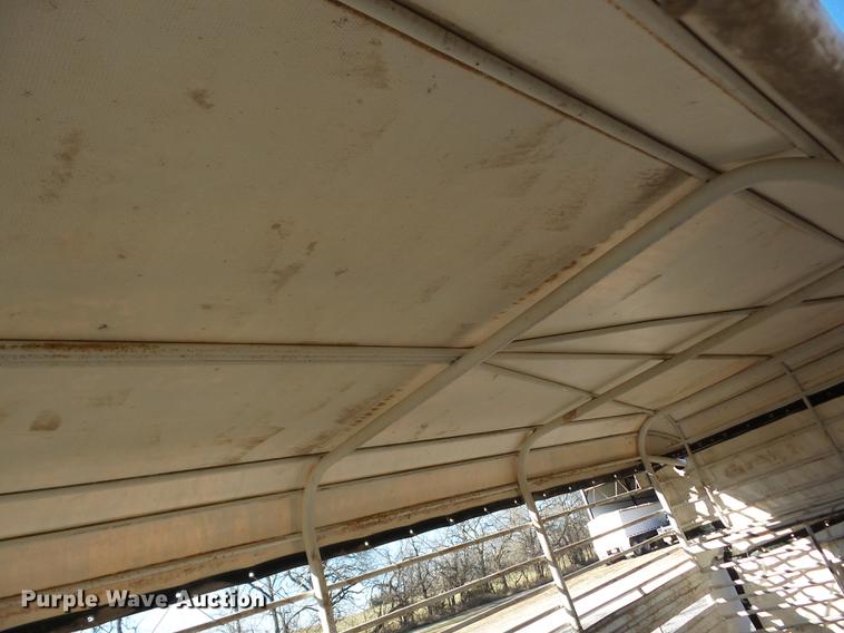 image for item BI9569 1973 shop built livestock trailer