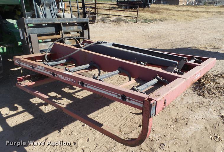 Hoelscher 100 hay grapple in Roswell, NM Item BJ9906 sold Purple Wave