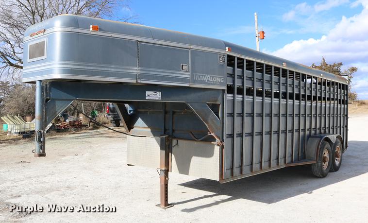 image for item DC3596 1990 Travalong livestock trailer