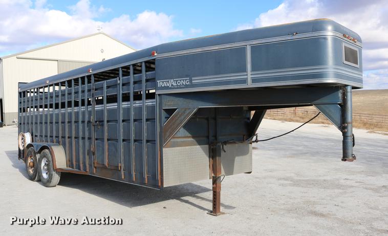 image for item DC3596 1990 Travalong livestock trailer