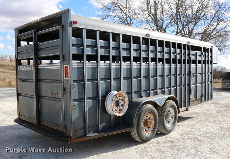 image for item DC3596 1990 Travalong livestock trailer