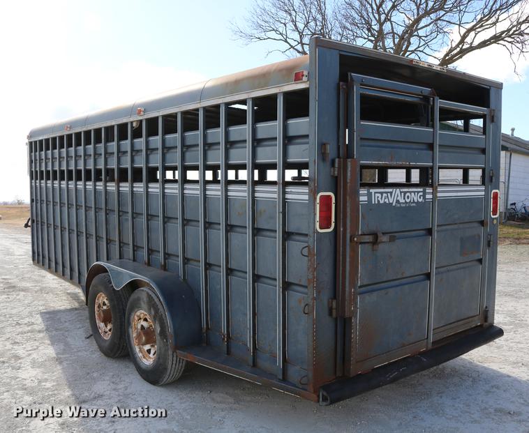 image for item DC3596 1990 Travalong livestock trailer