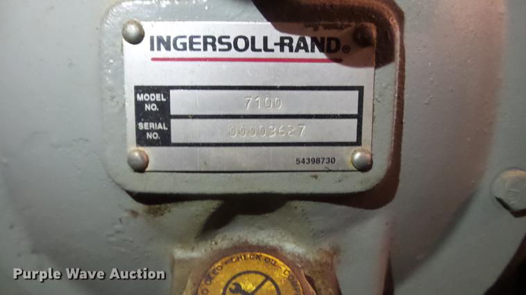 image for item DG9497 Ingersoll Rand 7100 air compressor