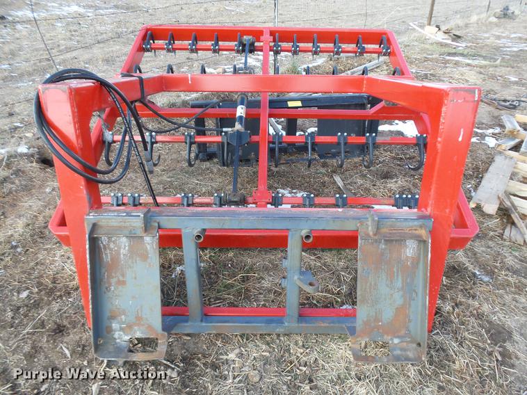 image for item DR9193 Steffen Systems 5510 hay grapple skid steer attachment