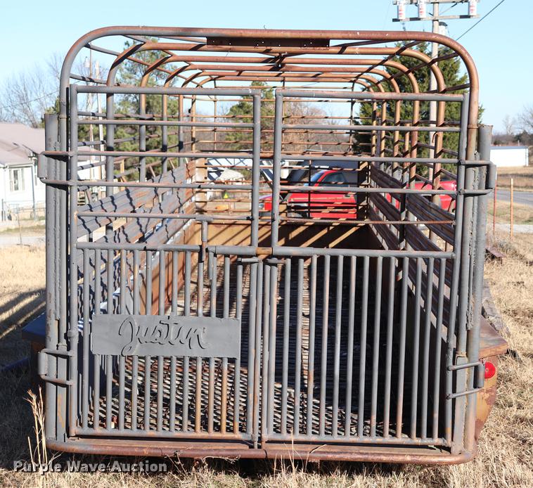 image for item EC9307 Shop built livestock trailer