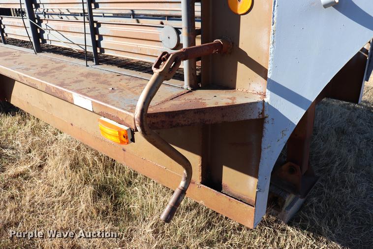 image for item EC9307 Shop built livestock trailer