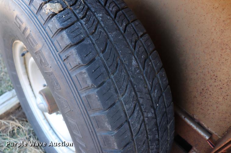 image for item EC9307 Shop built livestock trailer