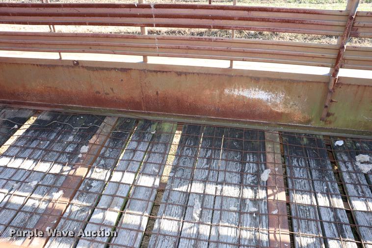 image for item EC9307 Shop built livestock trailer