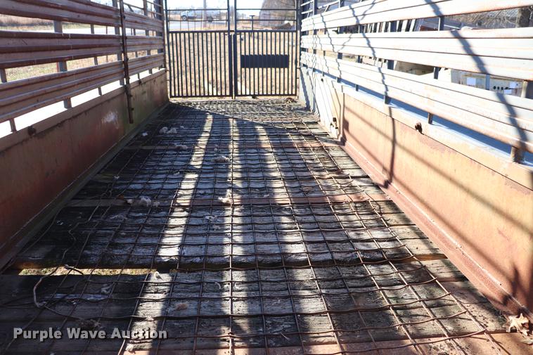 image for item EC9307 Shop built livestock trailer