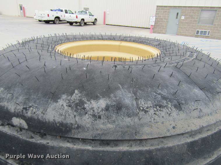 image for item EH9542 (4) Goodyear 16.5L-16.1 tires with 8 bolt wheels