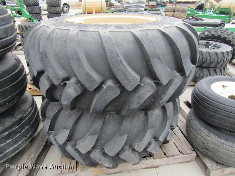 image for item EH9543 (2) Titan 23.5L/55-26 tires with 10 bolt wheels