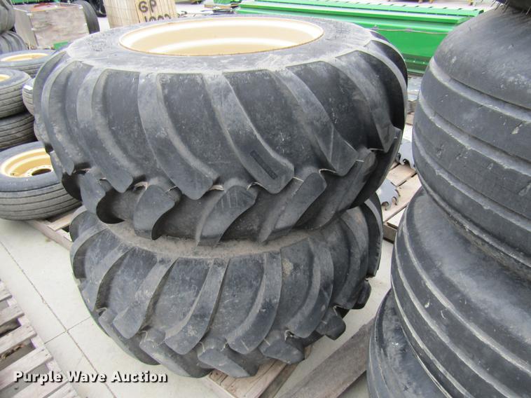 image for item EH9543 (2) Titan 23.5L/55-26 tires with 10 bolt wheels