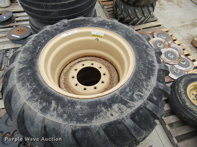 image for item EH9543 (2) Titan 23.5L/55-26 tires with 10 bolt wheels