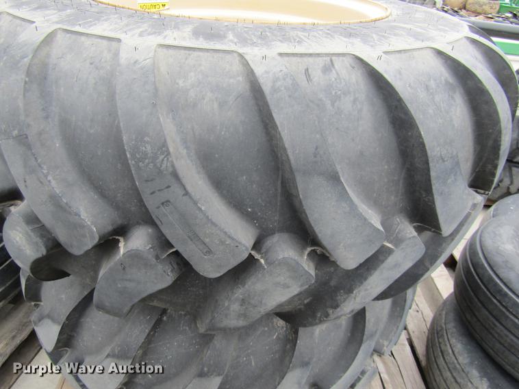 image for item EH9543 (2) Titan 23.5L/55-26 tires with 10 bolt wheels