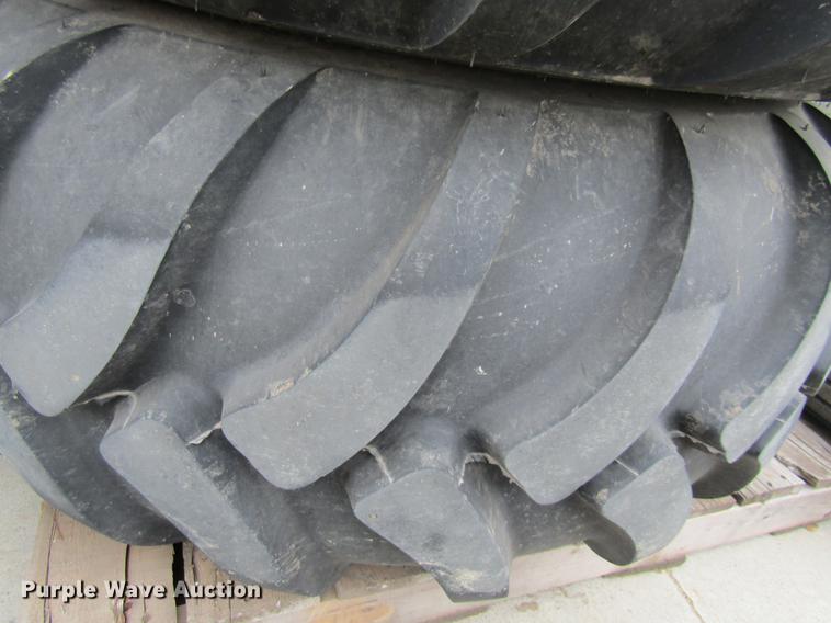 image for item EH9543 (2) Titan 23.5L/55-26 tires with 10 bolt wheels