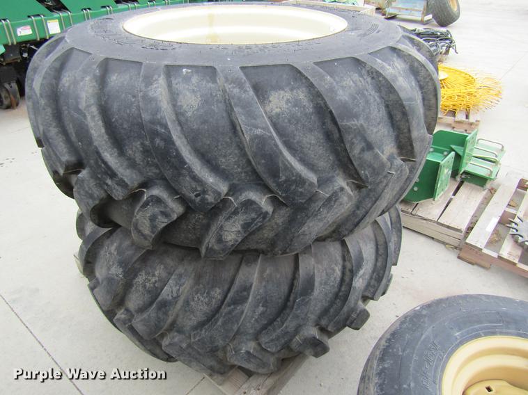 image for item EH9547 (2) Titan 23.5L/55-26 tires with 10 bolt wheels