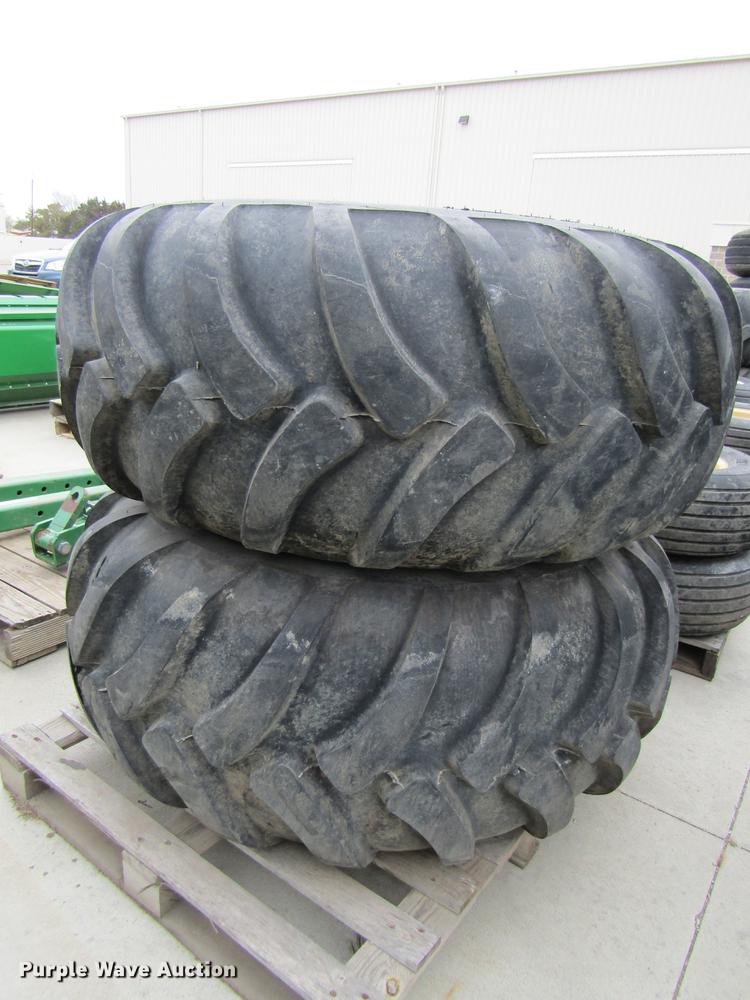 image for item EH9547 (2) Titan 23.5L/55-26 tires with 10 bolt wheels