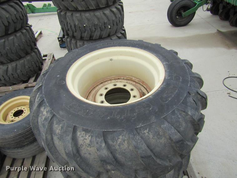 image for item EH9547 (2) Titan 23.5L/55-26 tires with 10 bolt wheels