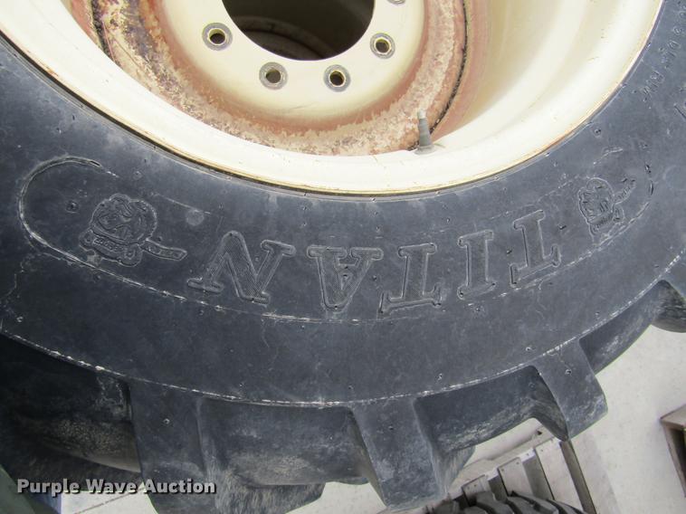 image for item EH9547 (2) Titan 23.5L/55-26 tires with 10 bolt wheels