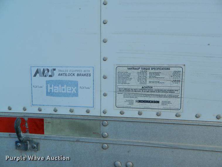 image for item DB1213 2005 Utility refrigerated van trailer