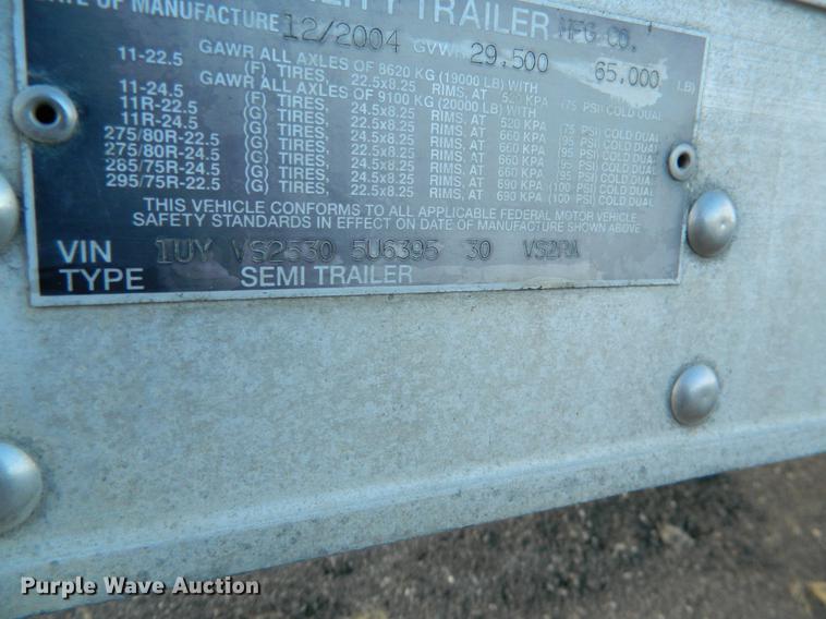 image for item DB1213 2005 Utility refrigerated van trailer