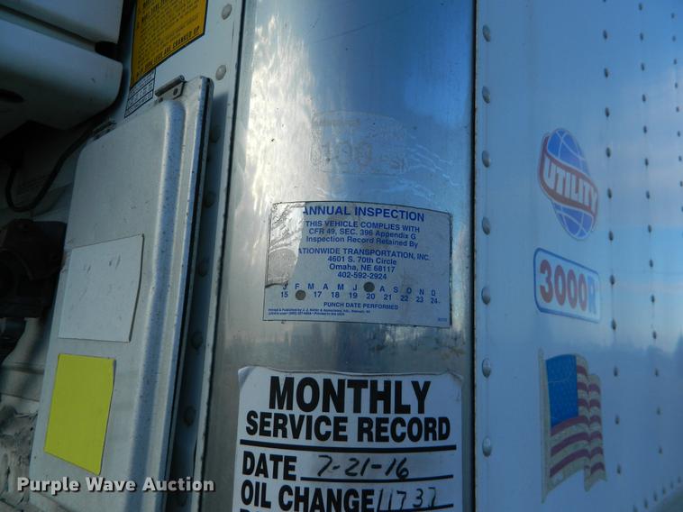 image for item DB1213 2005 Utility refrigerated van trailer