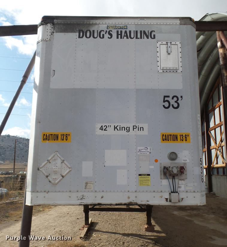image for item DB6227 1998 Stoughton AVW-533T-S-C-AR dry van trailer