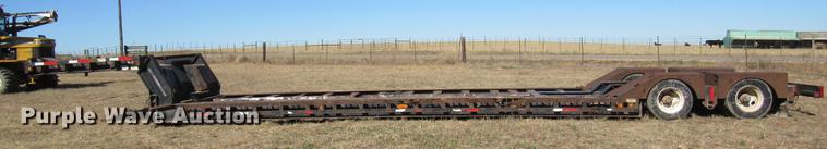 image for item DC2191 2003 Waltron lowboy equipment trailer