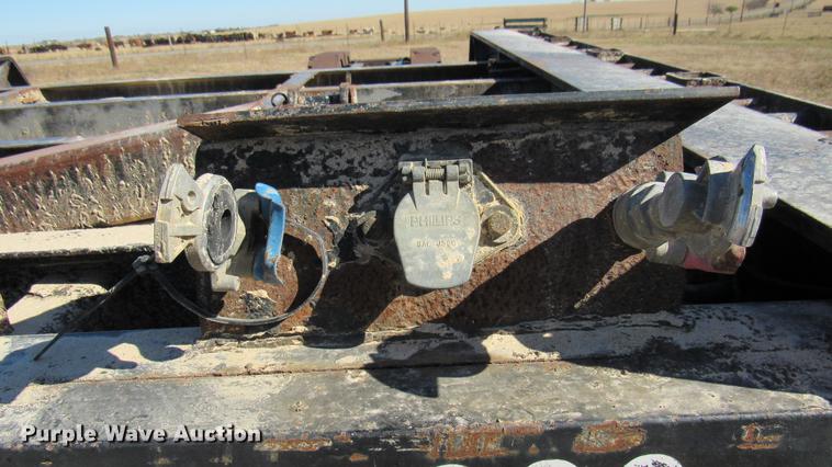 image for item DC2191 2003 Waltron lowboy equipment trailer