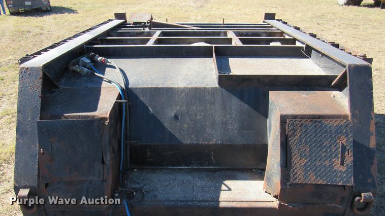 image for item DC2191 2003 Waltron lowboy equipment trailer