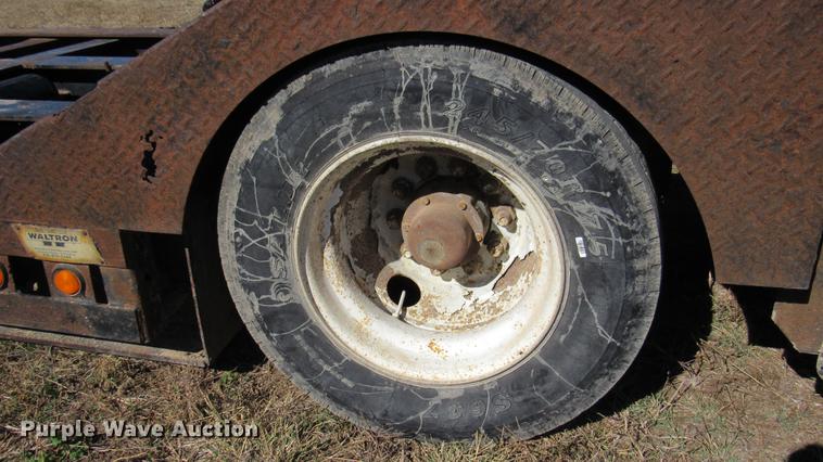 image for item DC2191 2003 Waltron lowboy equipment trailer