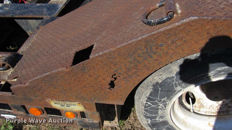 image for item DC2191 2003 Waltron lowboy equipment trailer