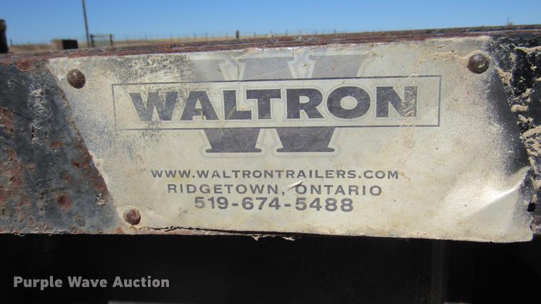 image for item DC2191 2003 Waltron lowboy equipment trailer