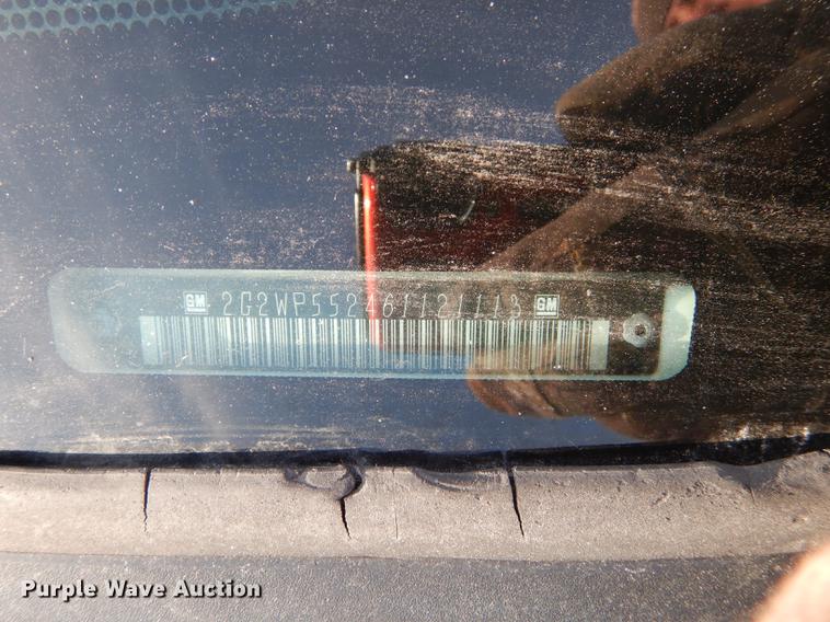 image for item DB8493 2006 Pontiac Grand Prix