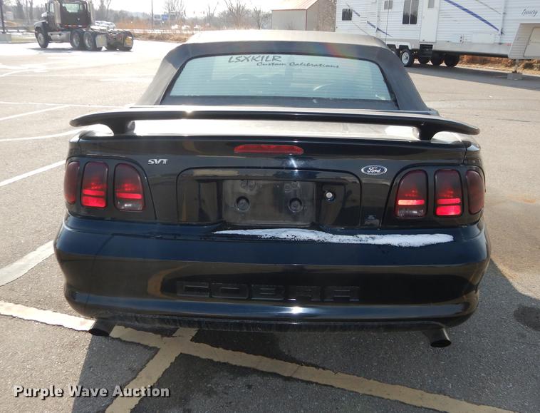 image for item DB8497 1998 Ford Mustang Cobra convertible