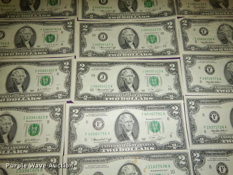 image for item EC9932 (50) two dollar bills