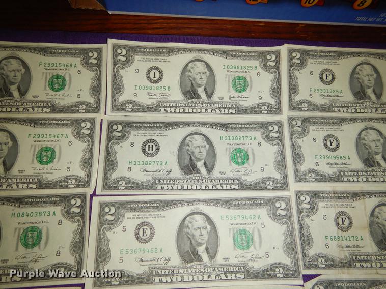 image for item EC9932 (50) two dollar bills
