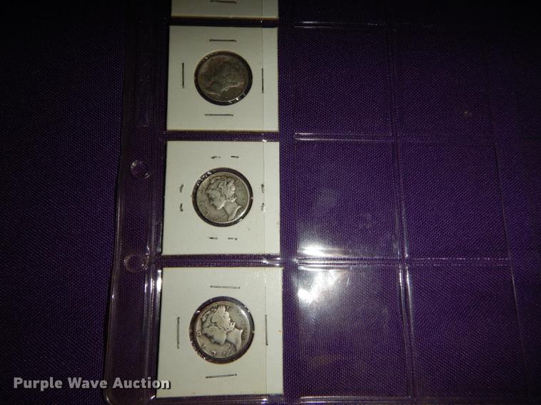image for item EC9937 (42) mercury dimes