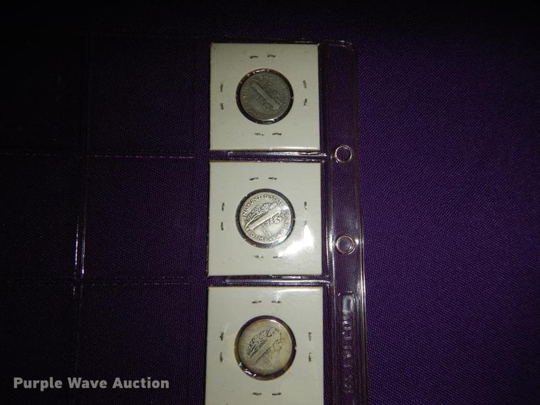 image for item EC9937 (42) mercury dimes
