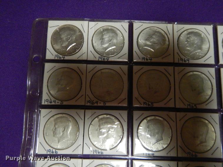 image for item EC9940 (45) Kennedy half dollars