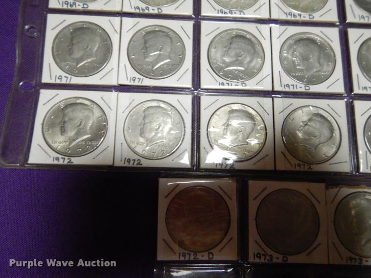 image for item EC9940 (45) Kennedy half dollars