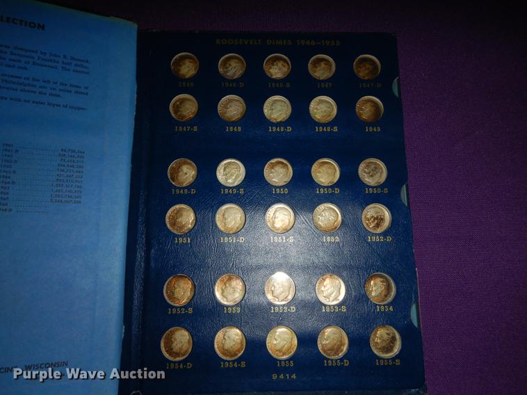 image for item EC9943 (60) Roosevelt dimes set