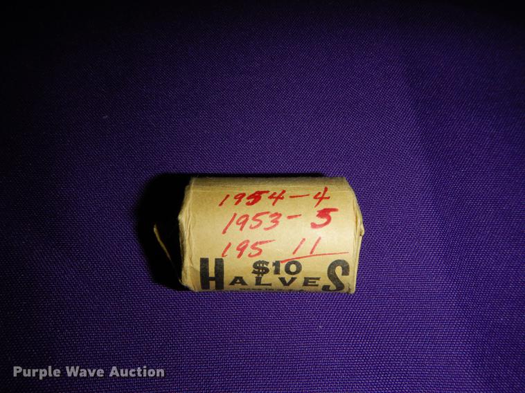 image for item EC9956 Rolls of Franklin half dollars