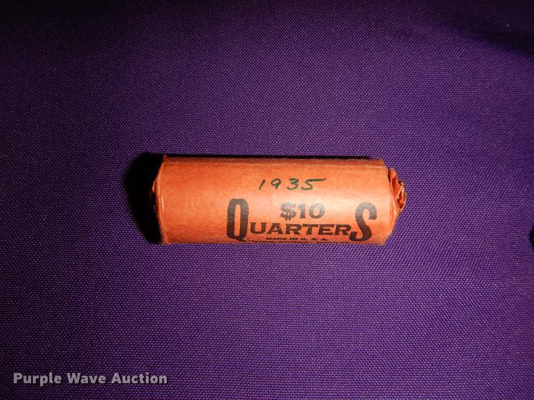 image for item EC9958 Rolls of Washington quarters